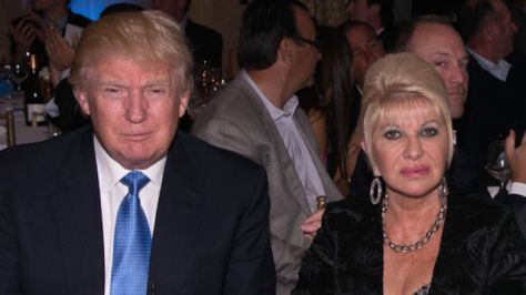 Donald and Ivana Trump in happier days