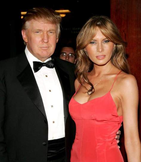 Trump and wife Melania